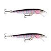 2x Rapala 13cm Original Floating Minnow Hard Body Fishing Lures - Rainbow Trout