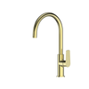 Greens Australia Scandi Gooseneck Sink Mixer Brushed Brass
