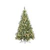 Christabelle 1.8m Pre-Lit LED Artificial Christmas Tree with Snow Tipped Needles Pine Cones Stand