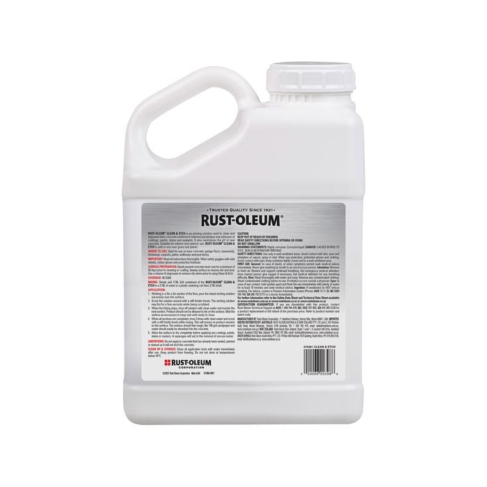 Rust-Oleum Concrete And Garage Clean And Etch