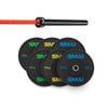 Smai 110kg Hd Bumper Plate Set Inc 20kg Barbell - 20kg Red Barbell