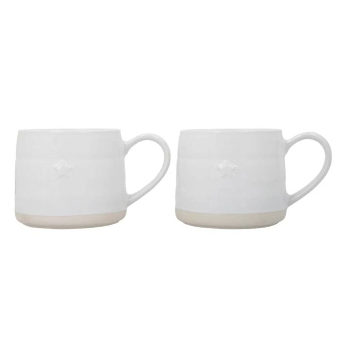 Mikasa Stoneware 2pc 380ml Cosy Mug Star