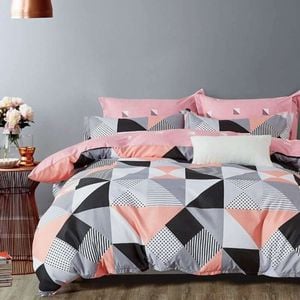 3D Pink Graphic 113 Bed Pillowcases Quilt Queen Size