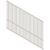 ProtectorAl 0350-1200W x 1200H Paperbark Flat Top Square Picket Pool Fence Panel Raked 16-30º