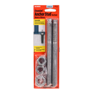 Ramset M16 x 190mm Galvanised ChemSet Anchor Stud