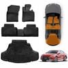 3D Floor Mats Boot Liner for Toyota Camry 2018-2024 All Weather Cargo Trunk Luggage Tray