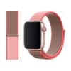 Woven Nylon Sports Watch Band Strap - For Apple iWatch 38mm 40mm 41mm [42mm Series 10] (Dark pink)