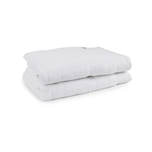 2pc Onkaparinga 90x167cm Avalon Bath Sheet 550GSM White