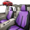 Australian Goose Front Seat Covers for Holden Colorado Ute Dual Cab 2012 - 2020 (VE, VF) - PU Leather, Purple (2pc)