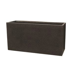 Northcote Pottery Small Black Precinct Lite Garden Trough Pot