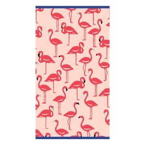 Jacquard Beach Towel 86x160cm - Flemingos