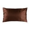 Std Satin Pillowcase 48cm x 73cm Chocolate
