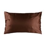 Std Satin Pillowcase 48cm x 73cm Chocolate