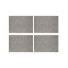 4PK Guzzini Tiffany 43cm Fabric Reversible Placemat - Sky Grey