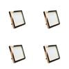 4PK Classica Rose Gold Square Picture Frame Steel Home Decoration 13x13cm