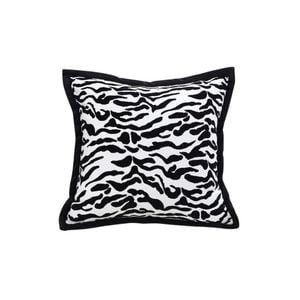SOGA 45cm Black and White Luxury Throw Pillow