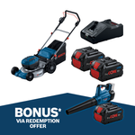 Bosch 18v Professional BITURBO 2x8.0AH Lawn Mower Kit 061599263S