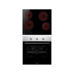 Esatto 60cm Electric Oven And Ceramic Cooktop Pack