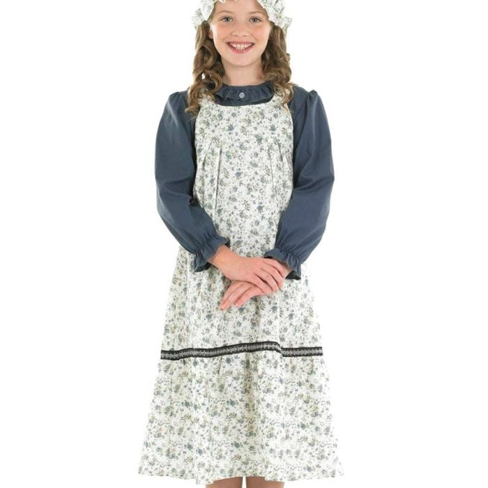 Olden Days Girls Victorian School Girl Costume - Large