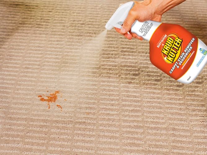 Krud Kutter - 2. Carpet Cleaner orange spill - Brand Page