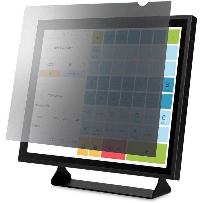 StarTech.com 17-inch 5:4 Computer Monitor Privacy Filter, Anti-Glare Privacy Screen w/51% Blue Light Reduction