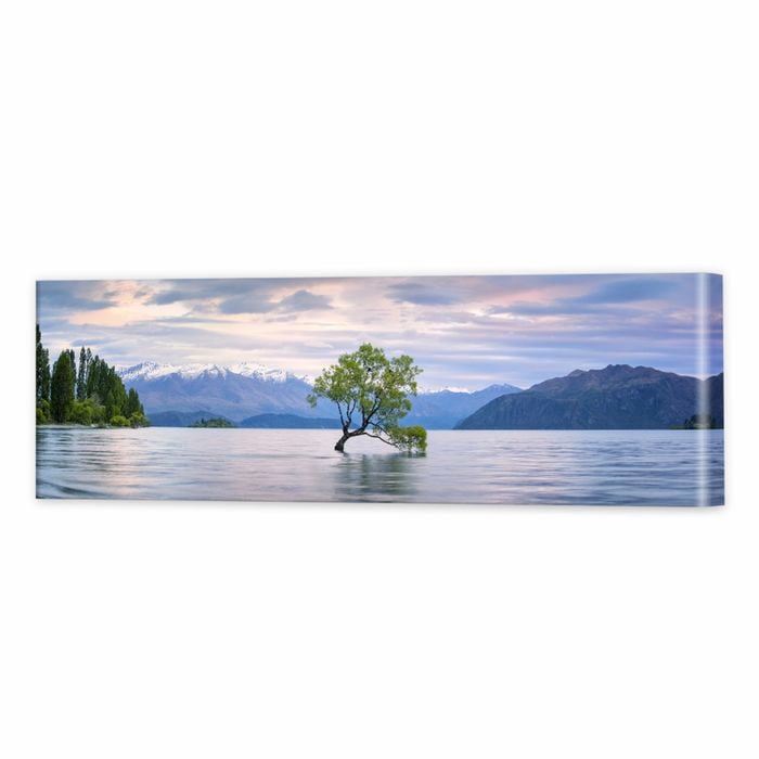 Lake Wanaka Panoramic | 105 x 35cm Stretched Canvas Print