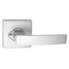 Gainsborough Satin Chrome G2 Series Square Backplates Angular Privacy Leverset