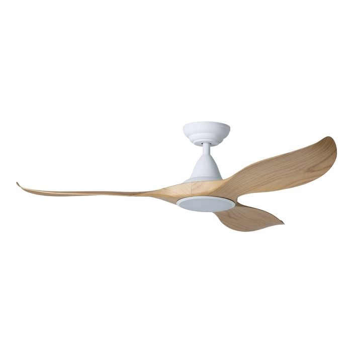 Eglo Noosa 52" Dc Fan 18w Led Tri-col White/blackbutt