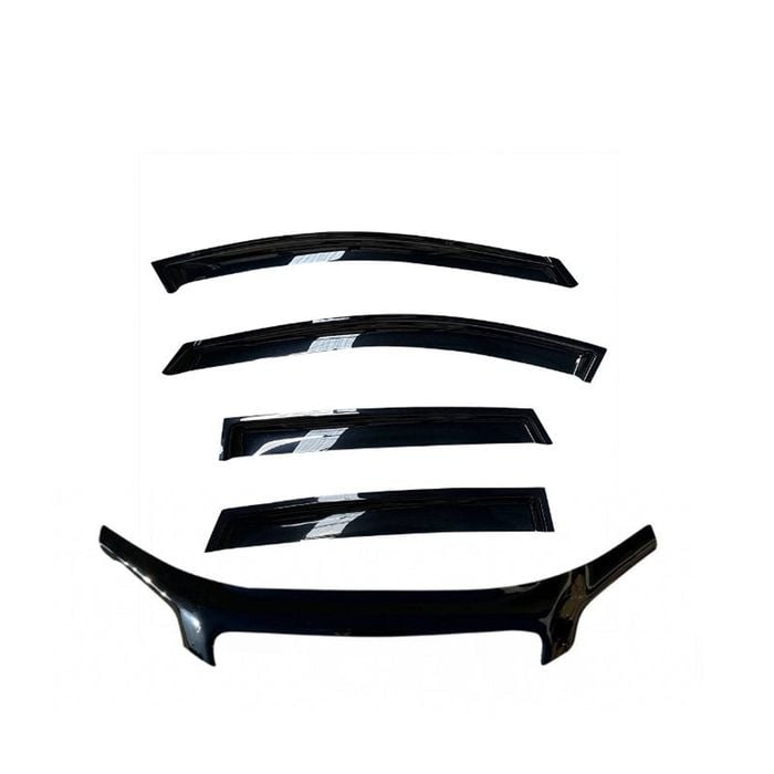 Black Bonnet Protector & Weathershields For Holden Captiva 2006-2010