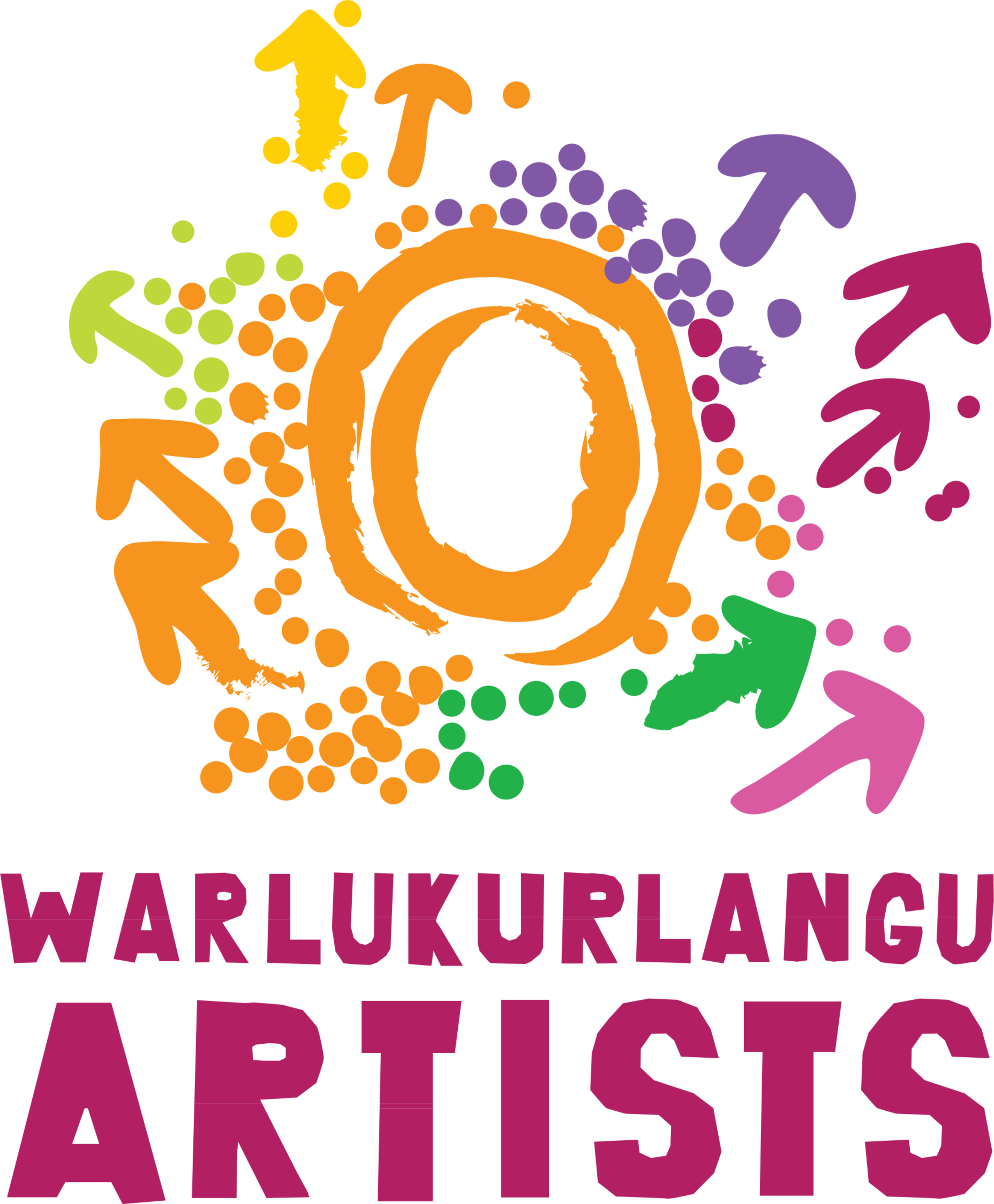 Colourful Logo for Indigenous pot range