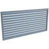 ProtectorAl 1001 - 2000 x 300 - 1000mm Deep Ocean Horizontal 18mm Gap Aluminium Welded Slat Panel