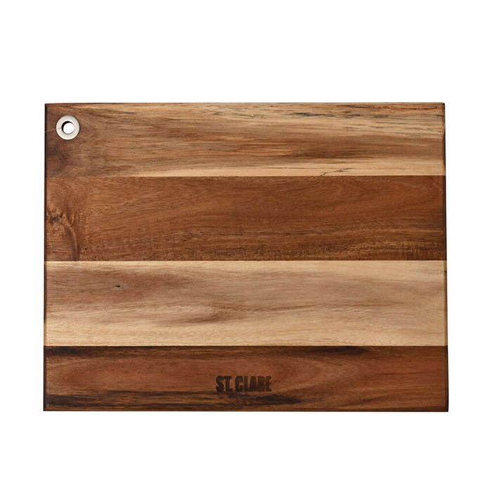 St. Claire Acacia Chopping Board Home Kitchen Cutting Block 40x30x1.25cm