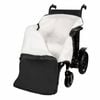 Wheelchair Thermal Poncho with Hood - Fleece-Lined Winter Leg and Body Warmer