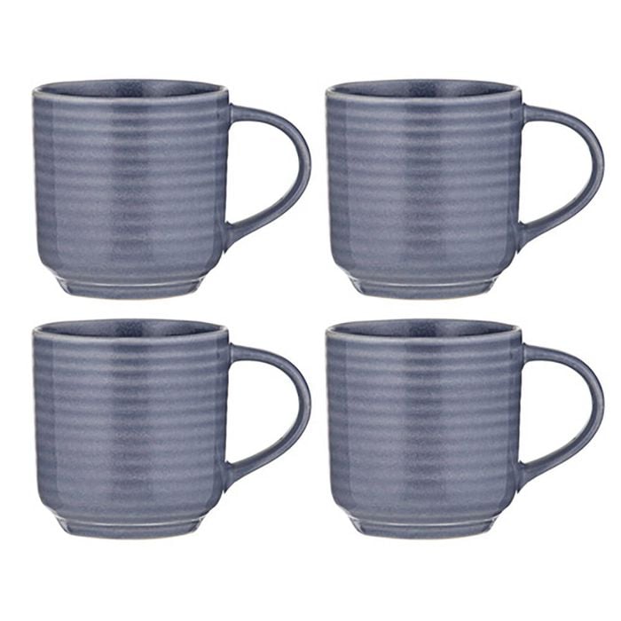 Ladelle Melange Set of 4 Mugs - Cornflower Blue