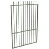 ProtectorAl 800 - 1200 x 1800mm Pale Eucalypt Aluminium Picket Top Pool Gate With Mid Rail