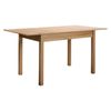 Oikiture 160cm Extendable Dining Table with Shelf & Telescopic Lock