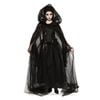 Black Hooded Cape for Adults, Sheer Tulle Halloween Halloween Costume Accessory, ADULT