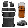 3D Floor Mats Boot Liner Set for Chery OMODA 5/5 GT 2023-2025 All Weather Heavy Duty Cargo Kick Mats Back Seat Protector