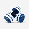 Decathlon - Pair Of Foam Aquafit Dumbbells Aquagym Blue White - One Size