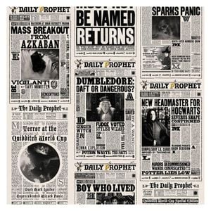 Wallpaper Trader Harry Potter Daily Prophet Mural Roll 10m X 52cm