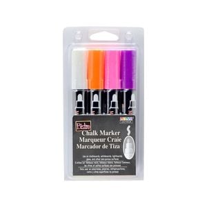 Mary 4B Fluro Bistro Chalk Markers - 4 Pack