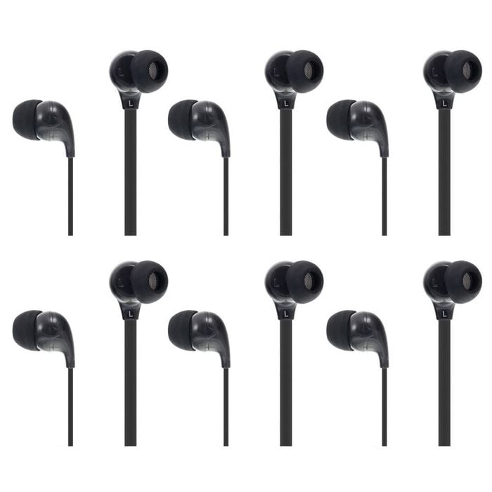 6PK Moki 45° Comfort Buds Earphones - Black