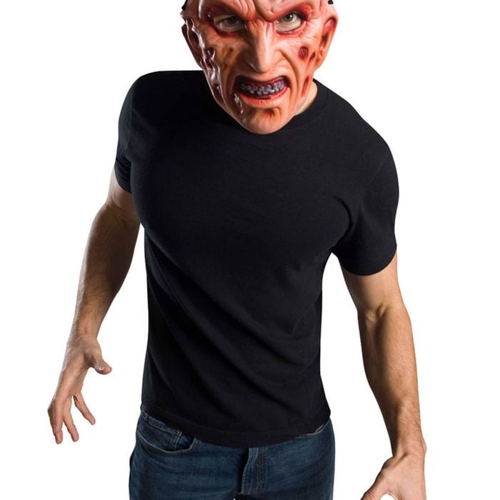 Nightmare On Elm Street Freddy Krueger Mask Dress Up Adults One Size