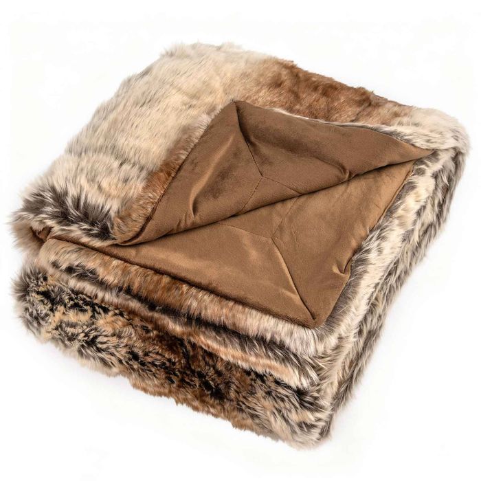 Costway Fluffy Throw Blanket 760gsm Fuzzy Faux Fur Blanket Cozy Soft Warm