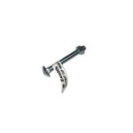 Zenith M6 x 70mm Zinc Plated Coach Head Bolt And Nut