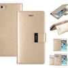 Goospery Rich Diary Case For Iphone 15 Plus - Gold