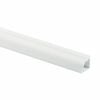 D-Line 2m White Cable Management Quadrant Adhesive Cover