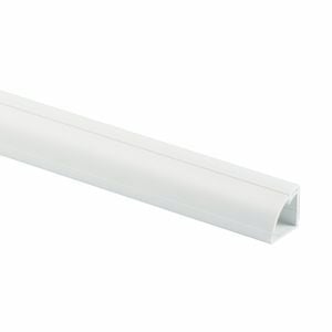 D-Line 2m White Cable Management Quadrant Adhesive Cover