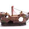Aqua one ship wreck with net ornament - small (36753)