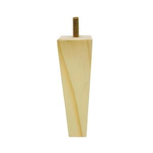 Adoored 150mm Pine Square Tapered Furniture Leg